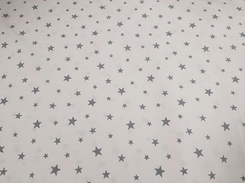 Prémium 100% pamutszatén ágyneműgarnitúra elegáns csillag mintával dupla paplanra, kétoldalas